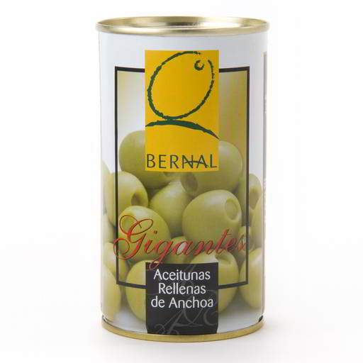 Anchovy Stuffed Olives (Aceitunas Rellanas de Anchoa) 350g tin
